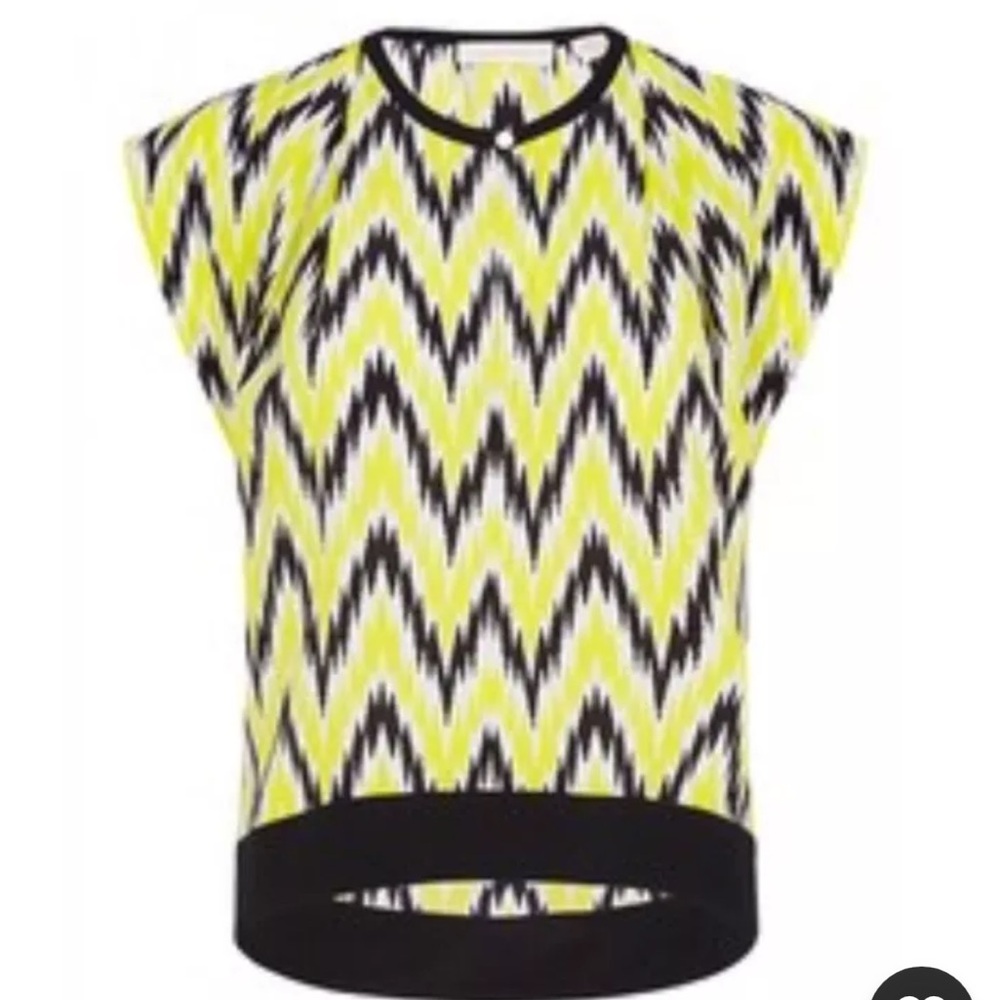 NWT Sass & Bide 100% Silk Robotic Agent Blouse Z334-20